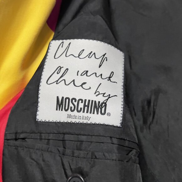 Moschino Cheap and Chic 90's Harlequin Blazer (VINTAGE) - 38R - Picture 5 of 10